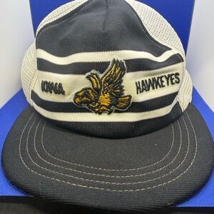 Vintage Iowa Hawkeyes Trucker Hat Mesh Snapback 70s 80s NCAA **see photos**